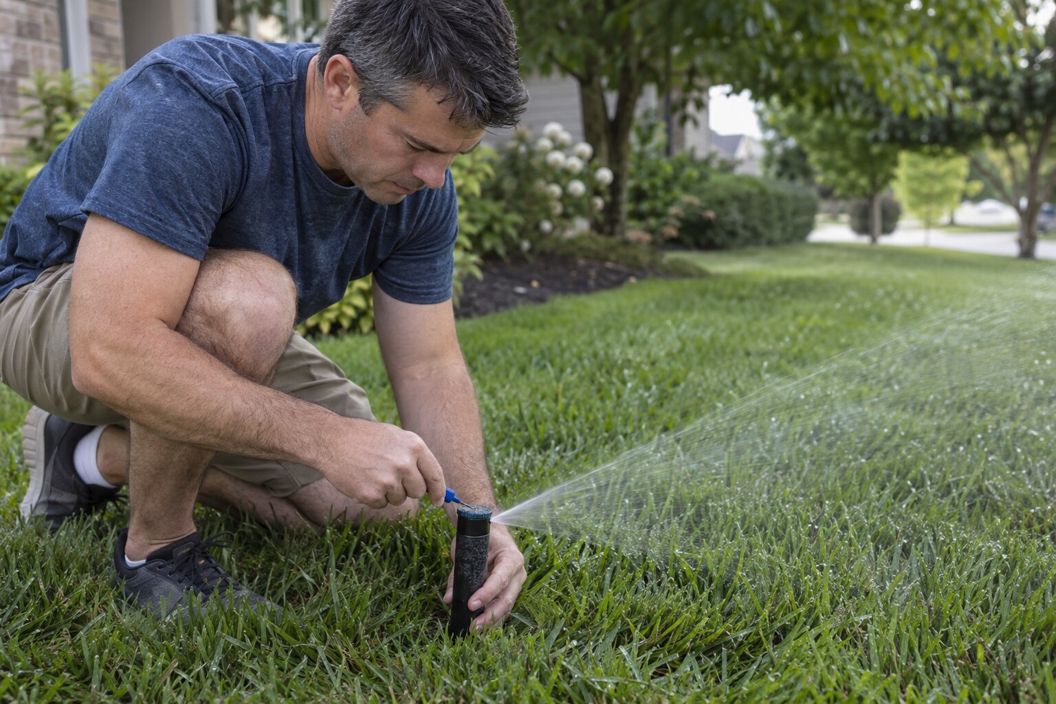 How to Clean a Clogged Lawn Sprinkler Head