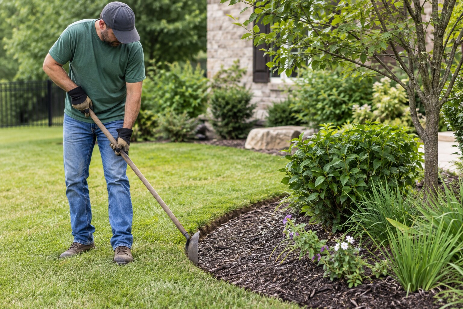 How to Edge Grass Cleanly Around a Garden Bed