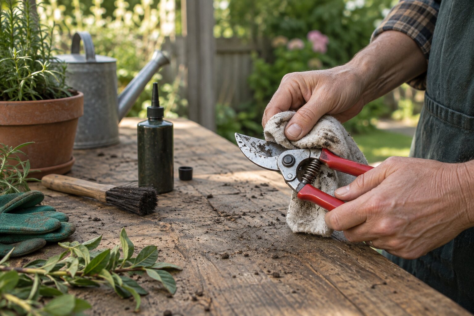 How to Maintain Garden Clippers Before Storage