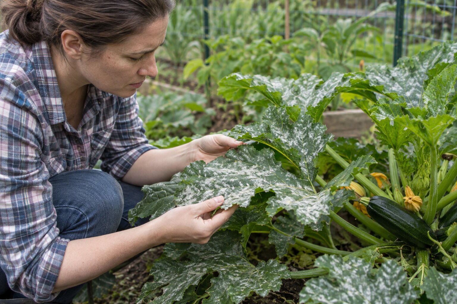 How to Respond to Powdery Mildew on Zucchini Leaves