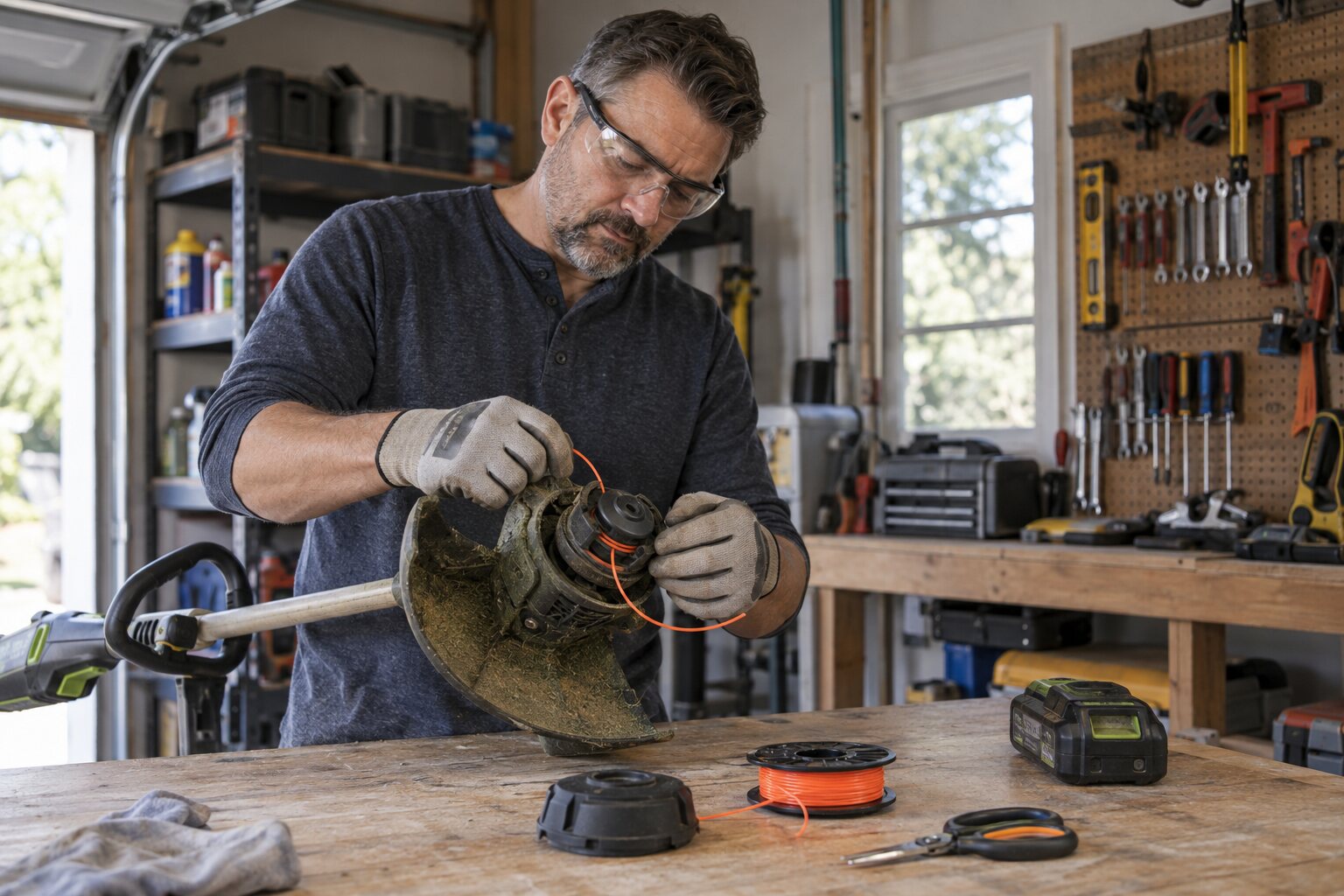 How to Replace Line in a Manual String Trimmer Head