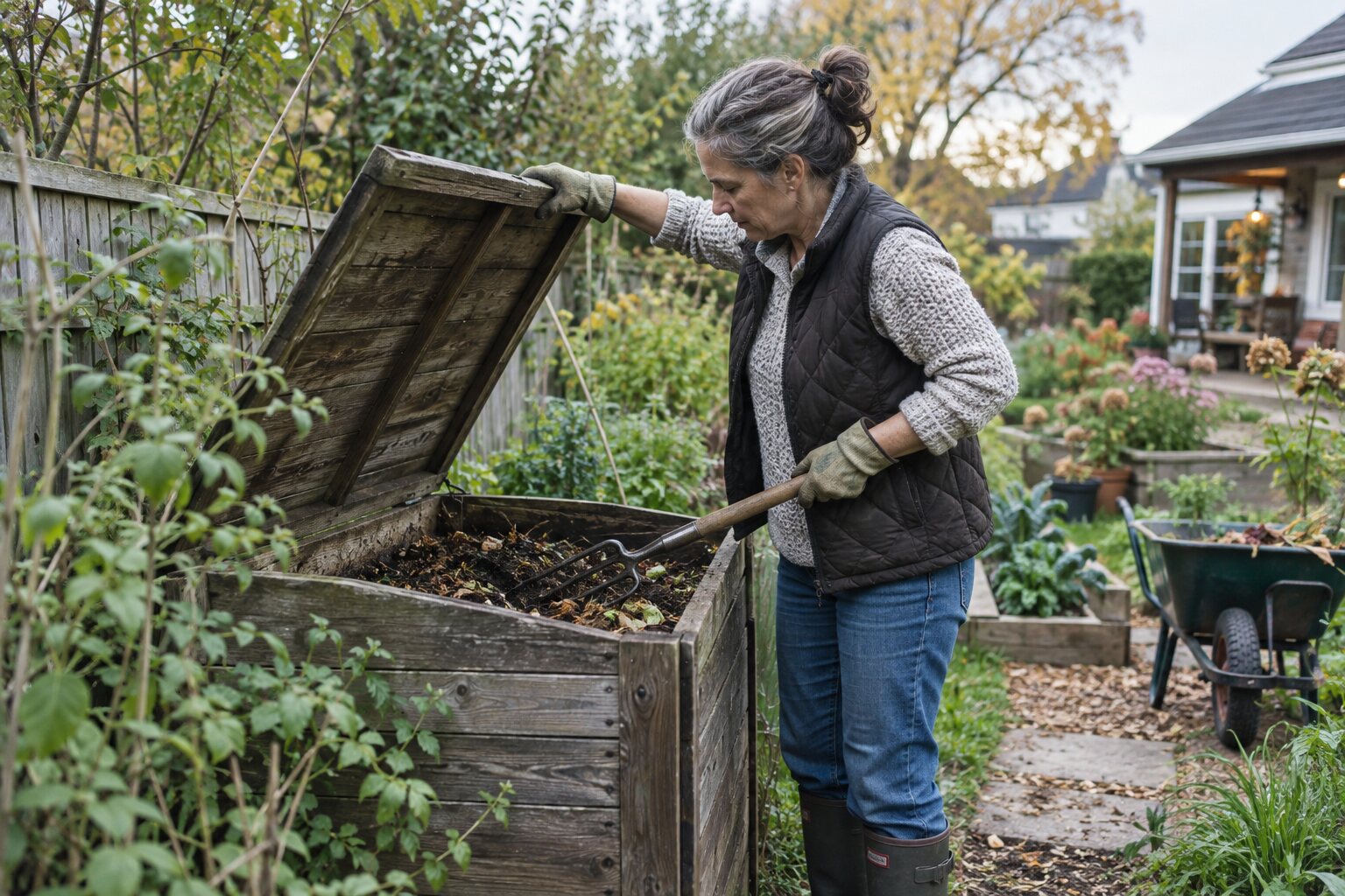 How to Turn Compost Without Creating Odors